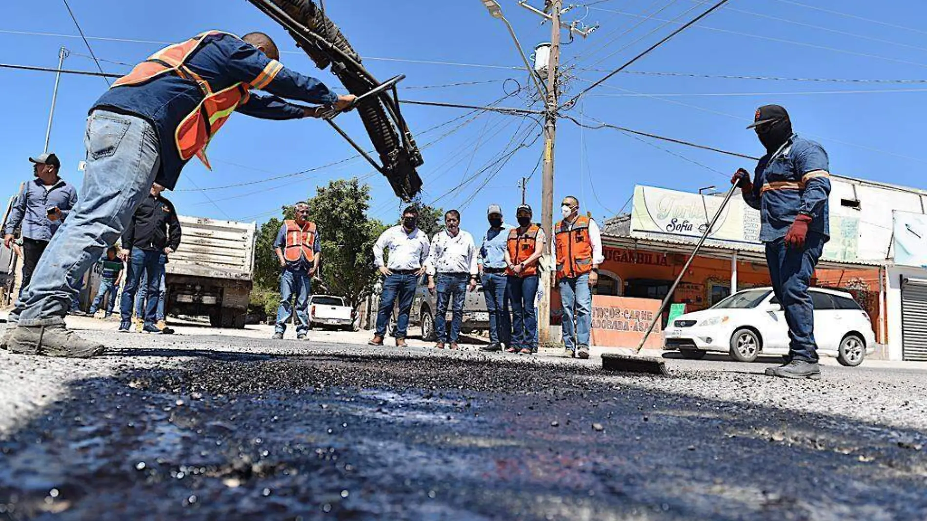 Bahía de Kino bacheo Ayuntamiento 